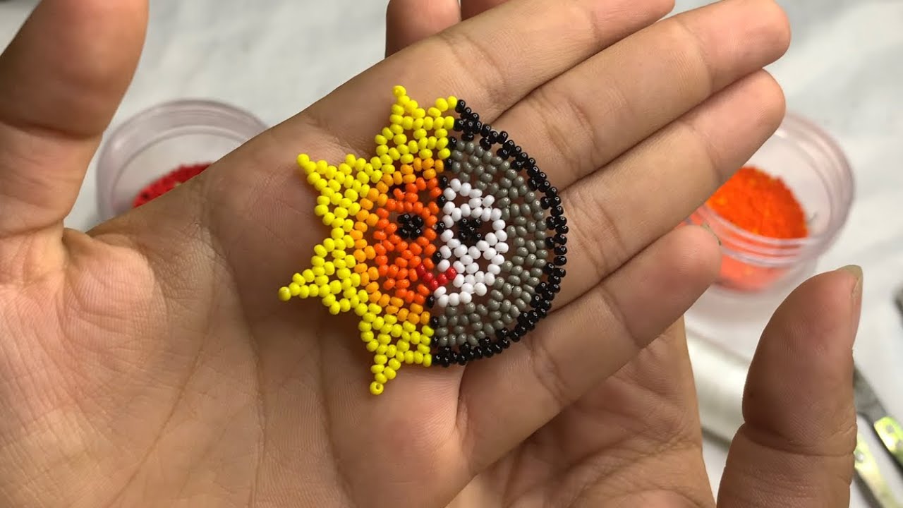 ARETES EN CHAQUIRA MITAD SOL MITAD LUNA PASO A PASO