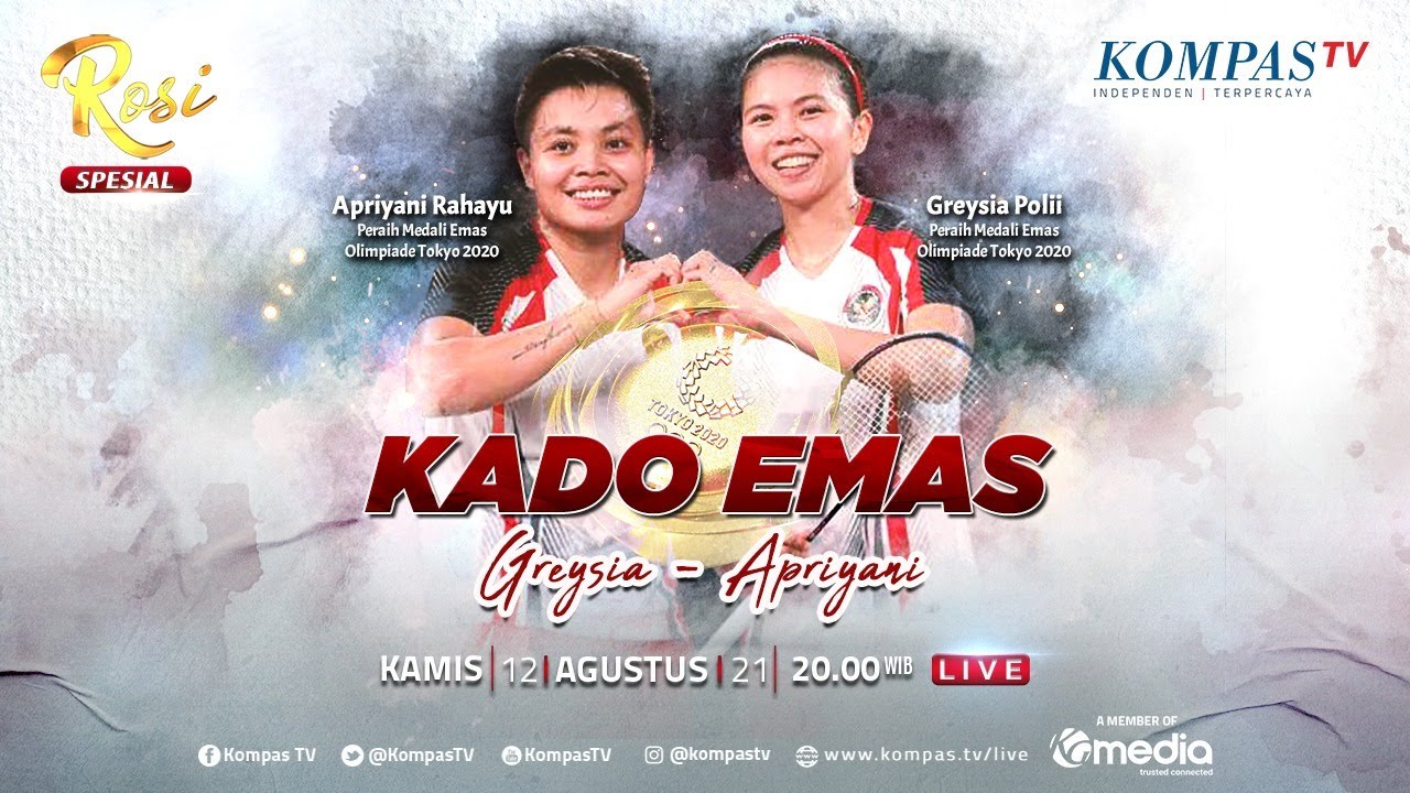 LIVE - Kado Emas Olimpiade dari Greysia Polii dan Apriyani Rahayu - ROSI Spesial