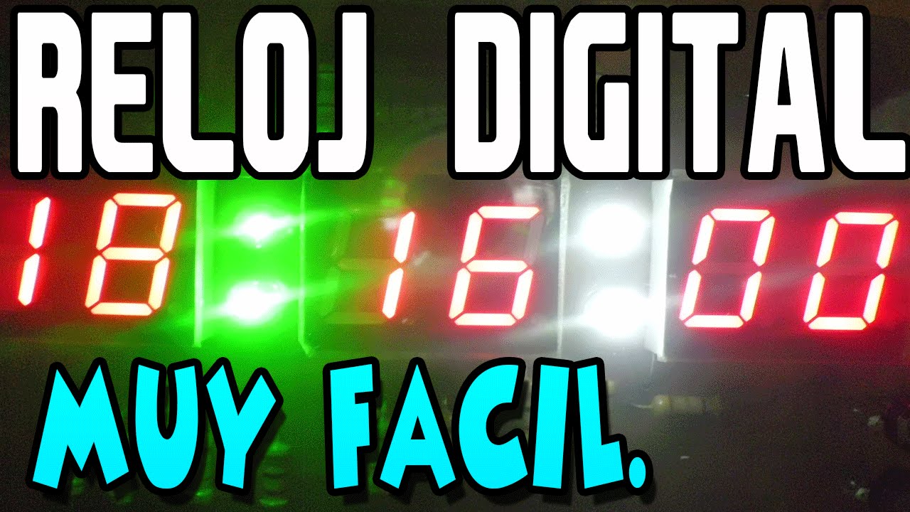 Como hacer un reloj digital con PIC (bien explicado)