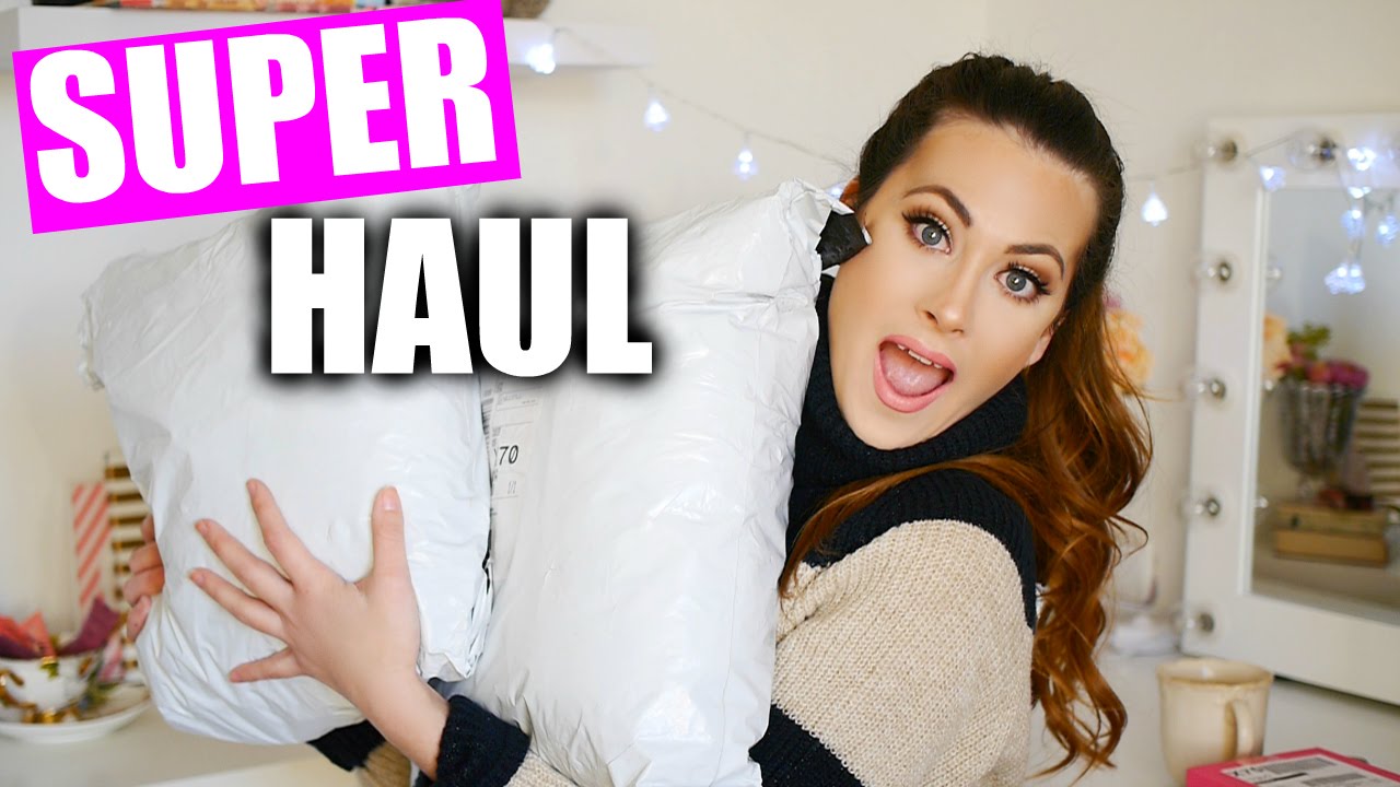 SUPER HAUL | ROPA, MAQUILLAJE, COMPLEMENTOS ... | Abre los paquetes conmigo!