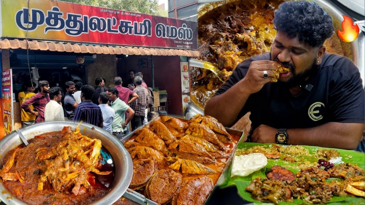 மதுரைக்கு நிகரான சென்னை அசைவ சாப்பாடு 🔥 | Foodie Prabu |