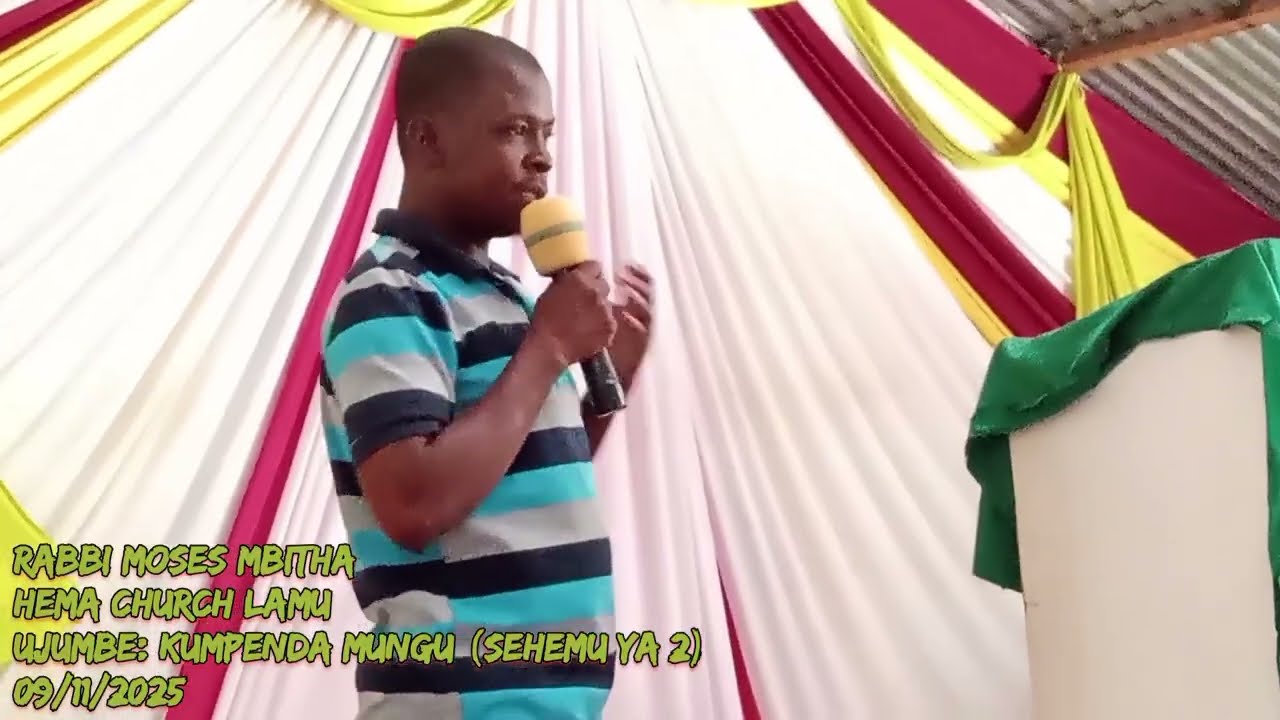 KUMPENDA MUNGU (SEHEMU YA 2 ) - MWL. MOSES MBITHA 09.11.2025