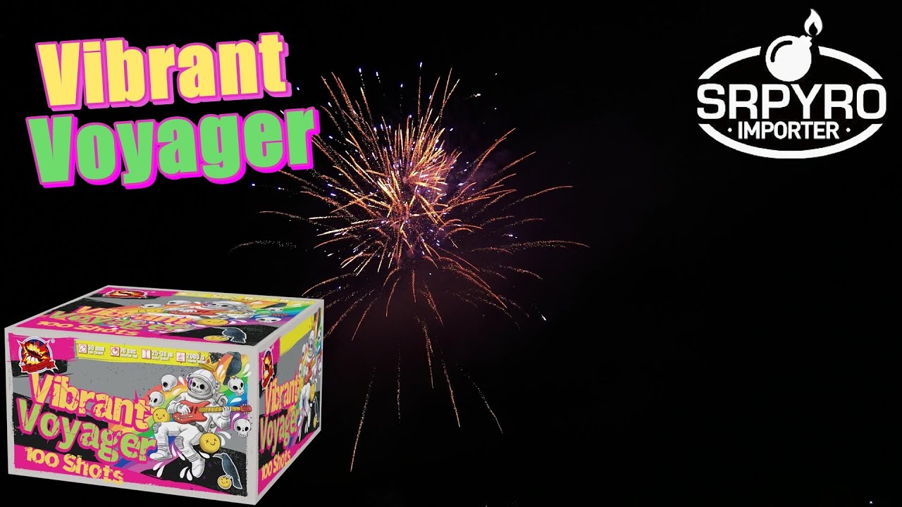 SRPyro Vibrant Voyager I 100 Schuss Verbund I Pyro Man