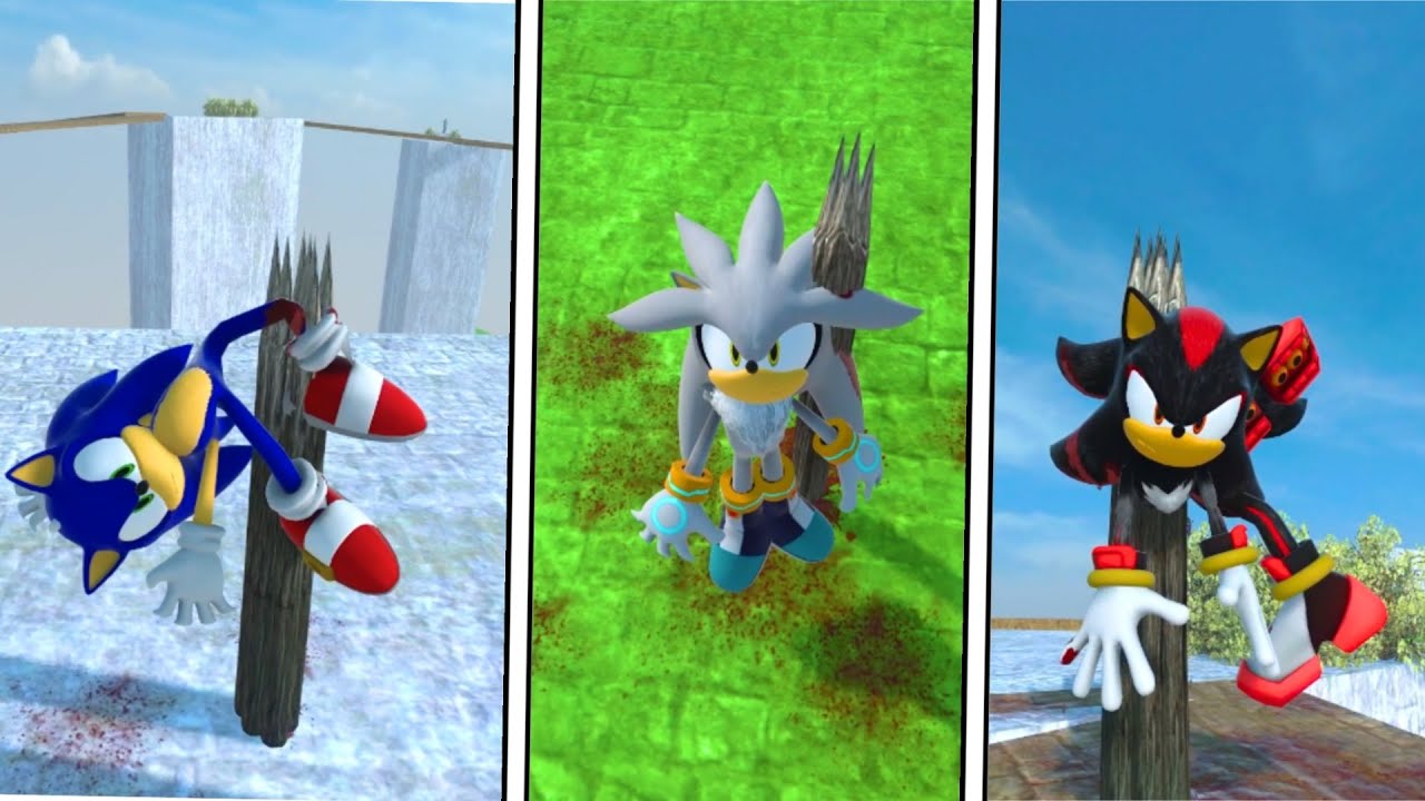 Sonic & Silver & Shadow NPC Ragdoll Physics Compilation #151 | Overgrowth