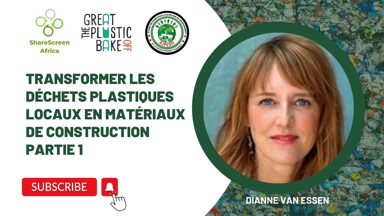 Transformer les déchets plastiques locaux en matériaux de construction Partie 1