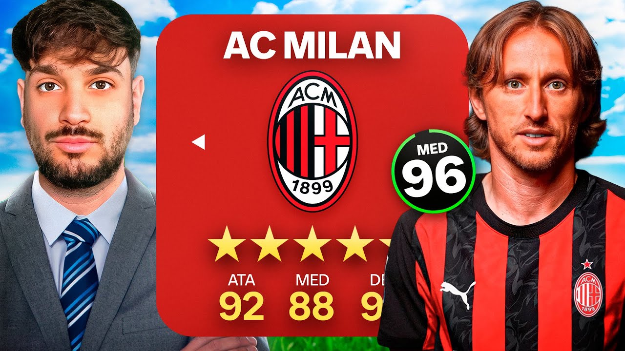 ¡Reconstruyo al AC MILAN y lo HAGO INVENCIBLE!