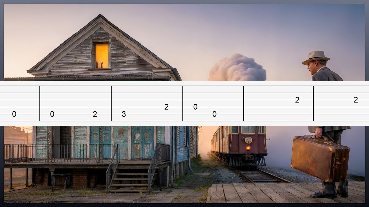 House Of The Rising Sun | Easy Guitar Tab (Beginner Version)