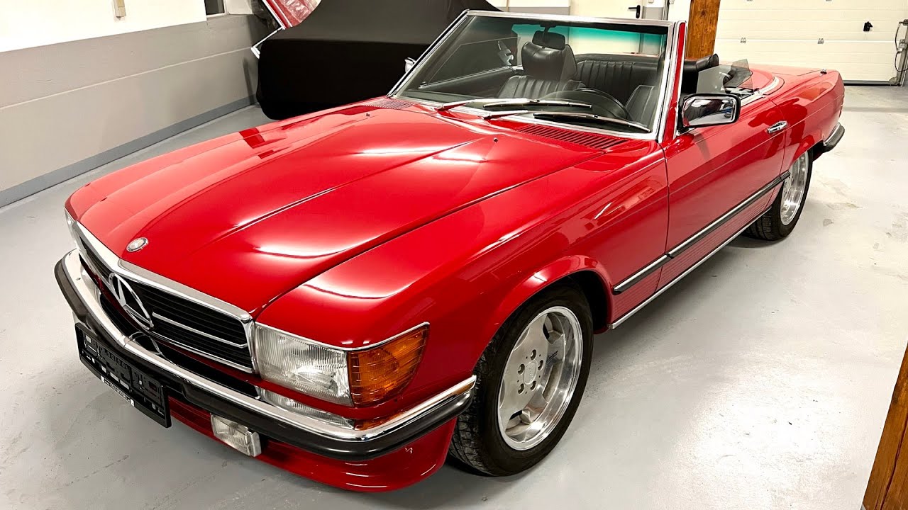 1976 MERCEDES BENZ 280 SL R107 | COLD START UP | SOUND | WALKAROUND | EXTERIOR | INTERIOR | HARDTOP