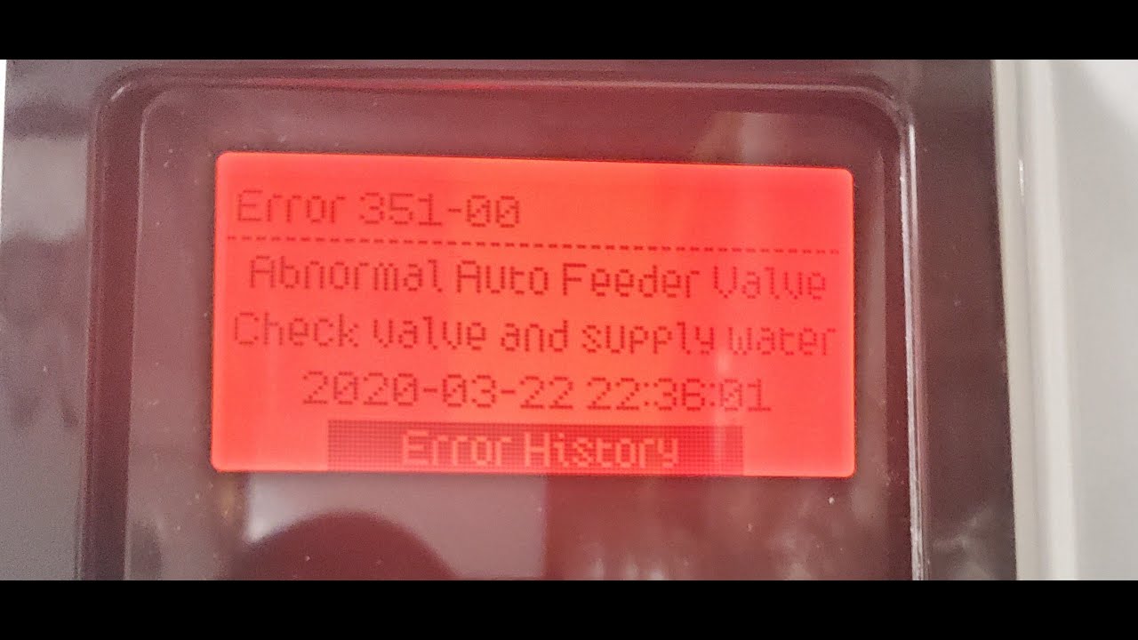 NAVIEN ERROR CODE E351 -ABNORMAL AUTO FEED VALVE ‑ Made with FlexClip