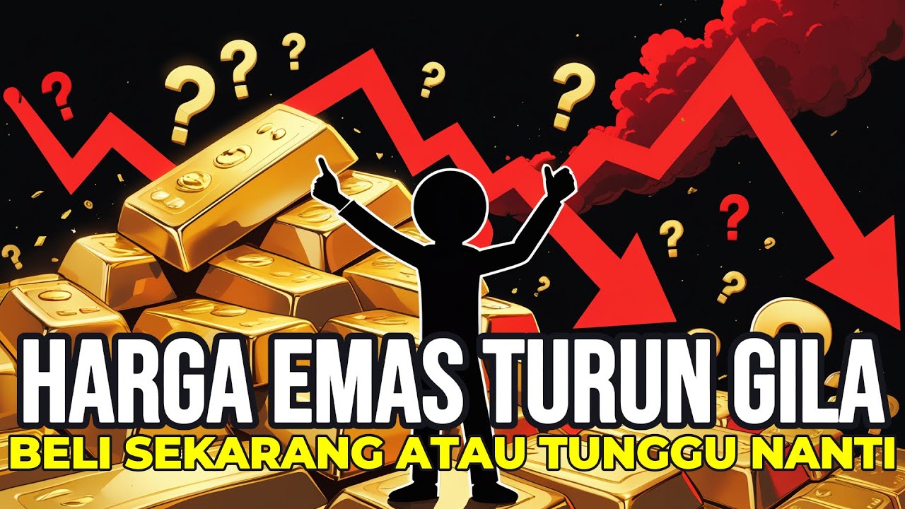 HARGA EMAS TURUN GILA‼️  Waktunya Borong atau Masih Bisa Lebih Murah?