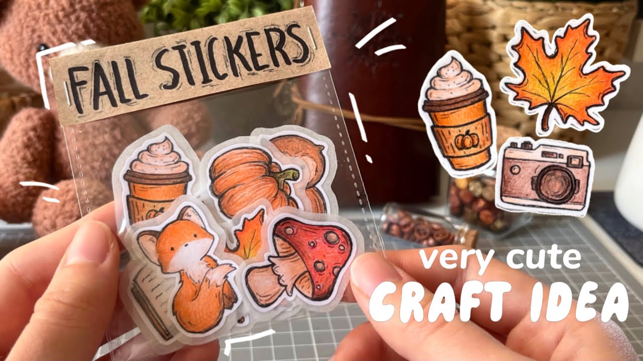 Do This If You Are Bored 🦊 | Cute Stickers 🍂 | Amazing Crafts 🌟
