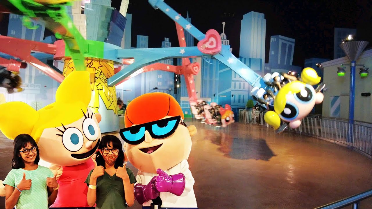 The Powerpuff Girls Ride IMG DUBAI/ spinning wheel/ cartoon network
