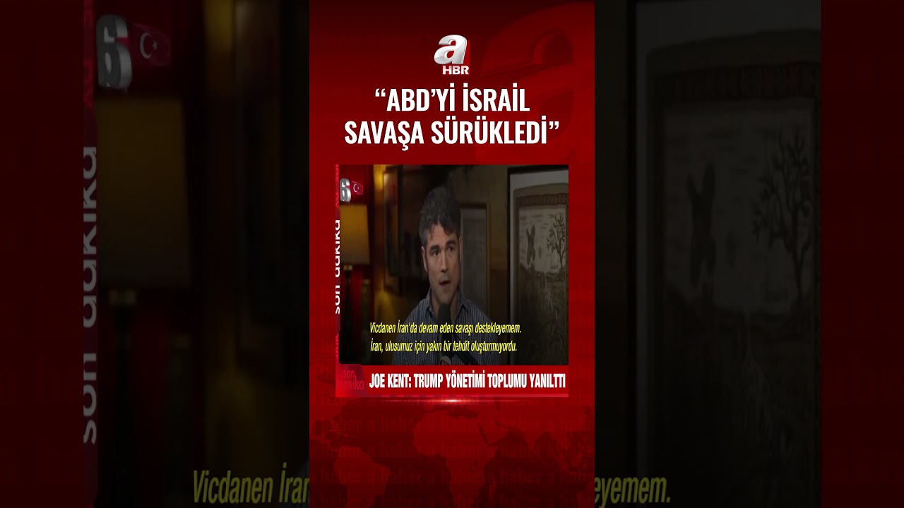 Joe Kent: Asıl tehdit İran değil İsrail'di | A Haber