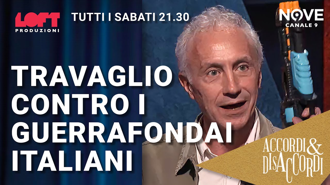 Travaglio contro i guerrafondai italiani