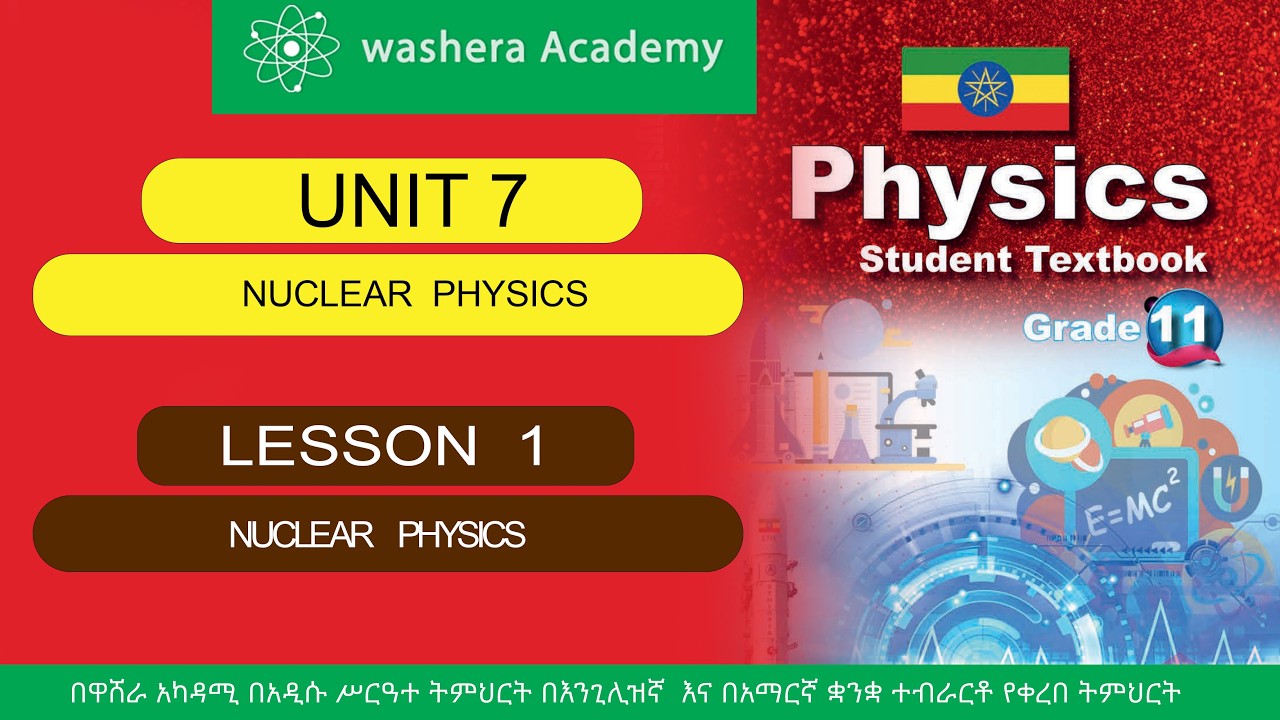 PHYSICS  GRADE  11  UNIT  7  LESSON  1   NUCLEAR  PHYSICS