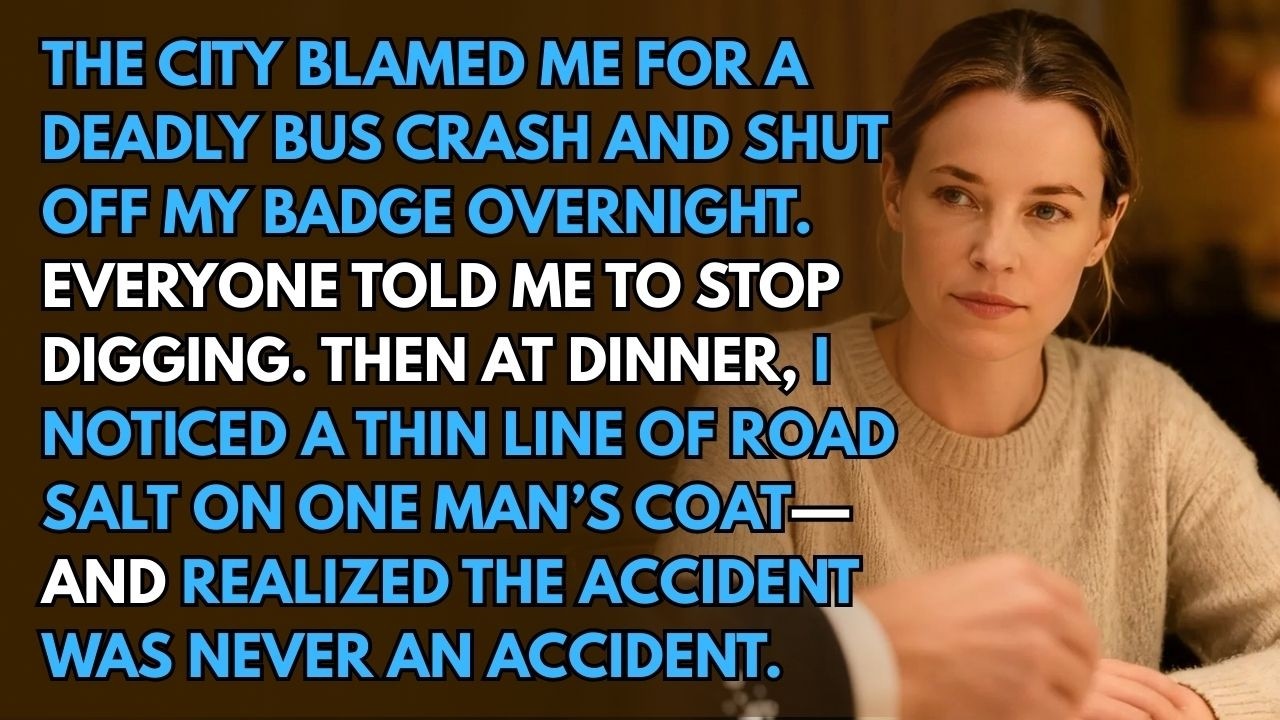 I Was Blamed for a Deadly Bus Crash… Until I Noticed the Salt on His Coat