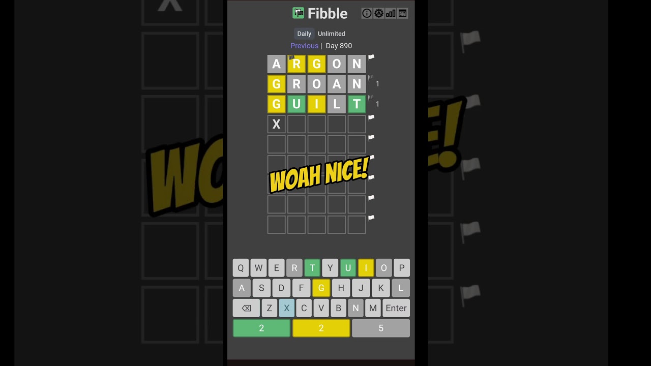 Fibble Sep 6th #wordle #shorts