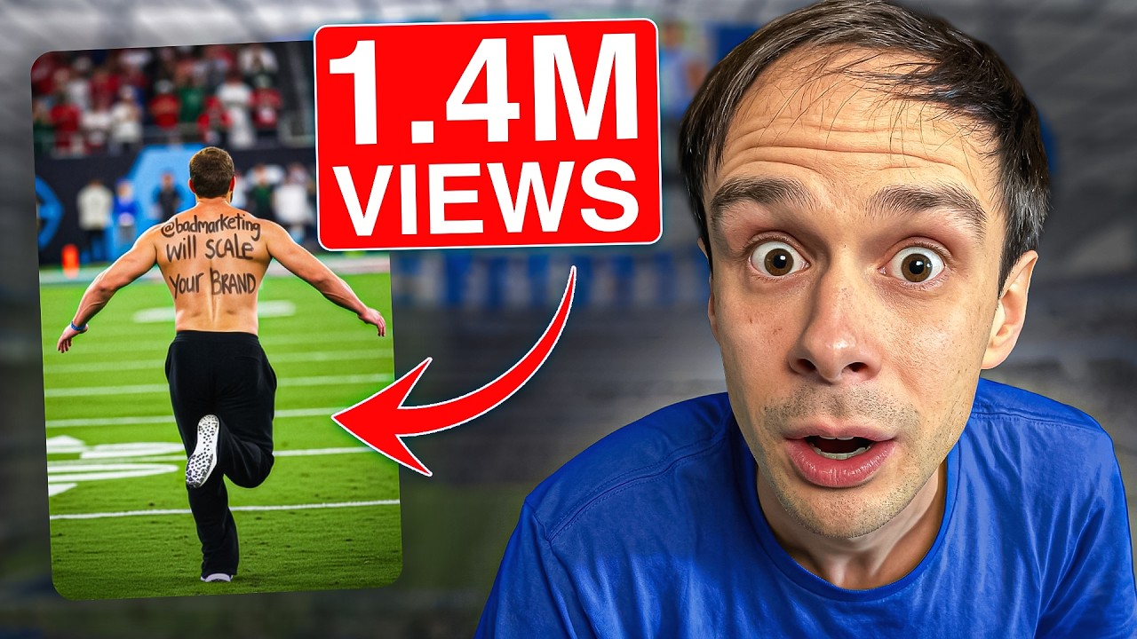 We Used AI to Go Viral on Super Bowl Sunday (1.4M Views)