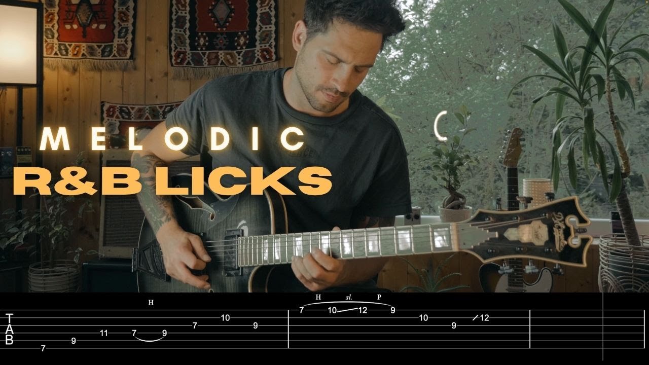 Learn These Melodic Intervalic R&B Licks [TABS]