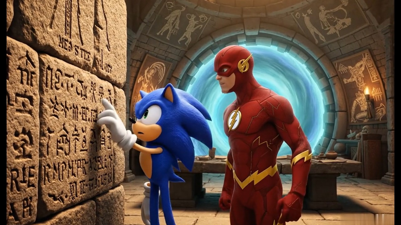 Sonic vs Flash ⚡ Ultimate Race Movie (Parts 1–7) | Who Is Faster?
