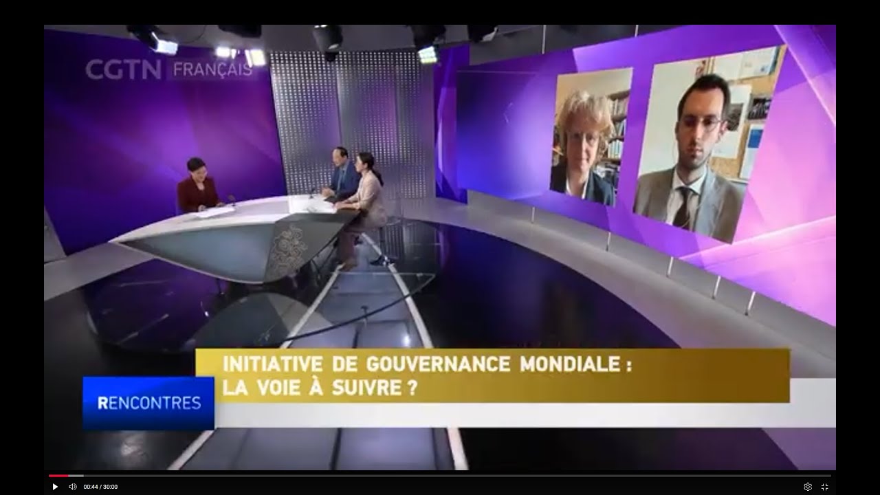 INITIATIVE DE GOUVERNANCE MONDIALE : LA VOIE À SUIVRE ? #Rencontres #GlobalGovernance