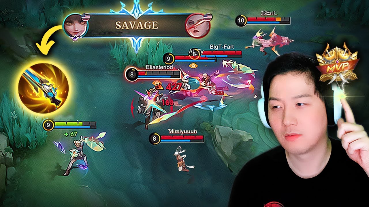 New build Malefic Gun Wanwan made Zero Death and gave me Zero death | Mobile Legends