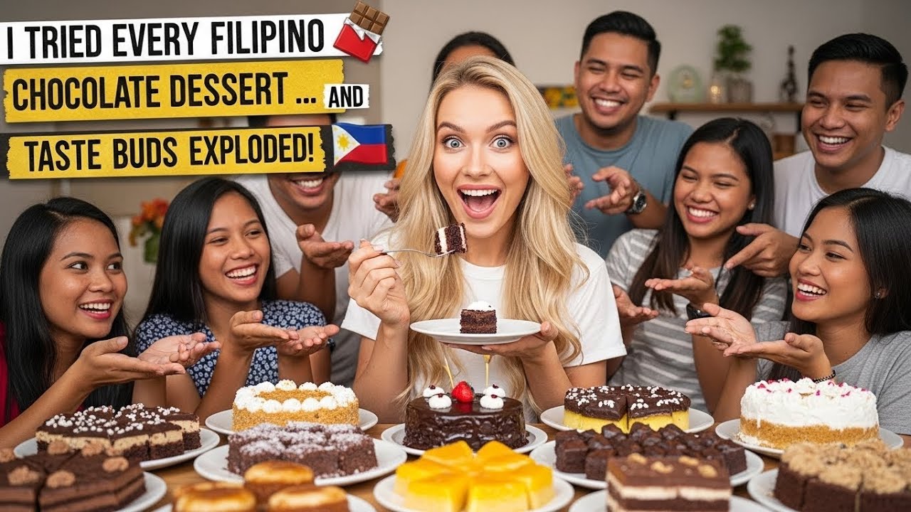I Tried Every Filipino Chocolate Dessert… And My Taste Buds Exploded! 🍫🇵🇭