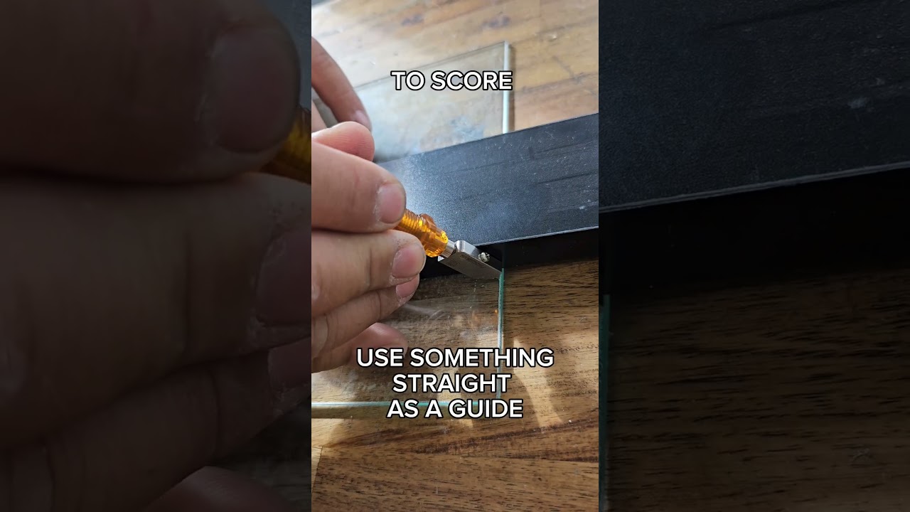 How to Cut Glass - Simple Glass Cutting Tutorial