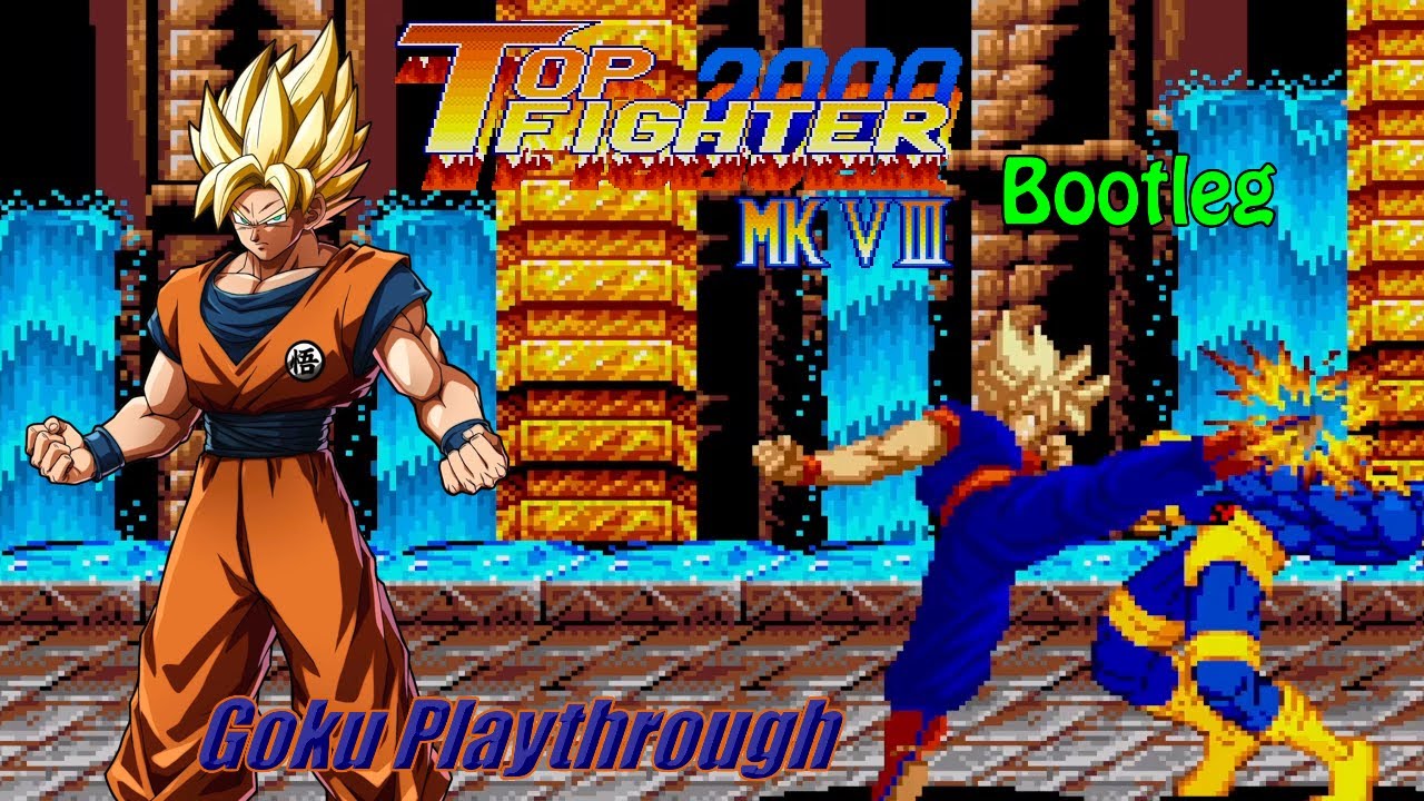 Top Fighter 2000 MK VIII (Bootleg) [Genesis] - Goku Playthrough