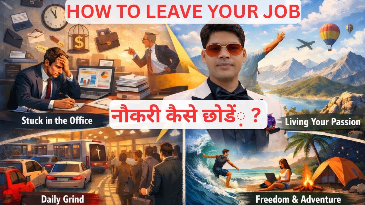 How To Leave Your Job ©Dheeraj Kumar #job #naukari #entrepreneurship #joblesssociety #joblesslife 
