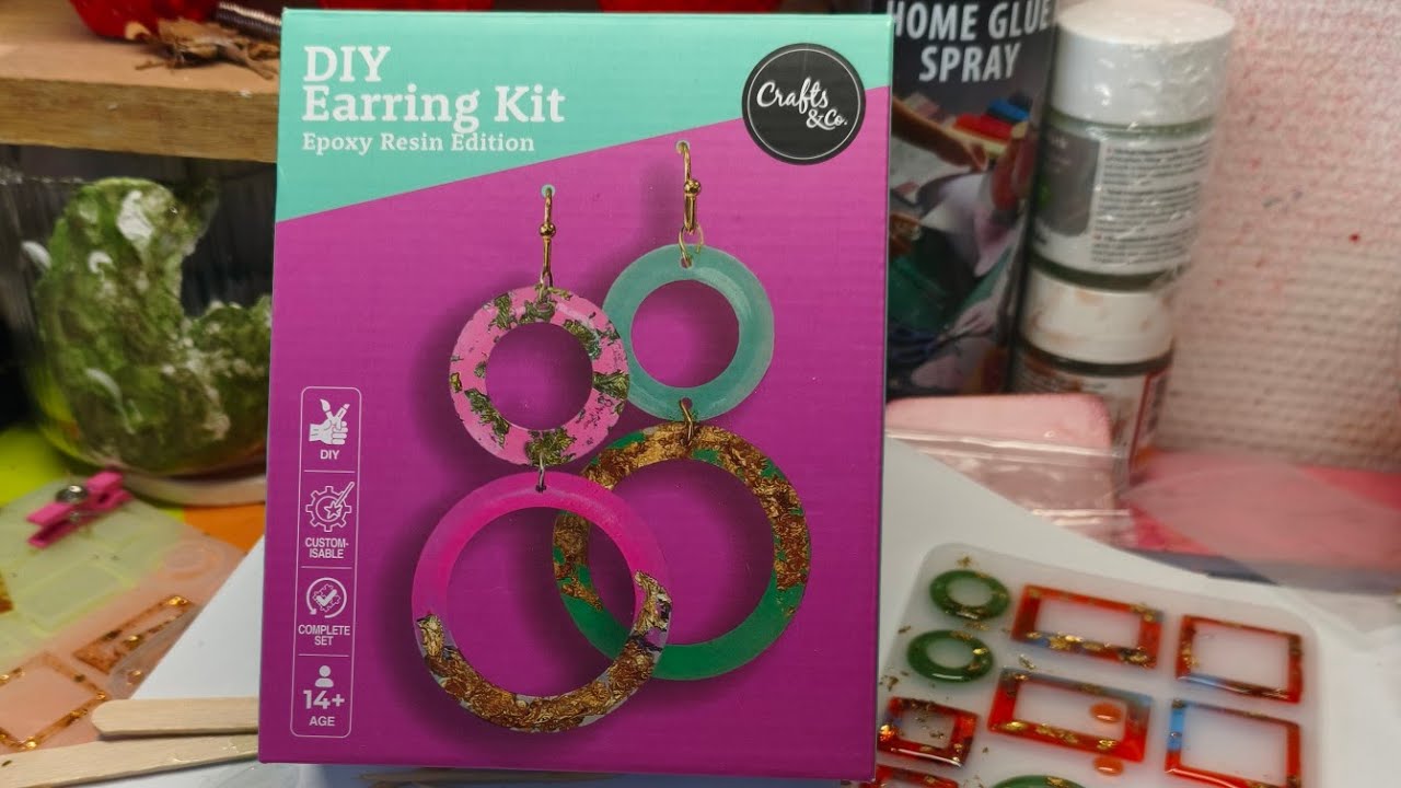 Création boucles d'oreilles de chez action ❤️❤️❤️