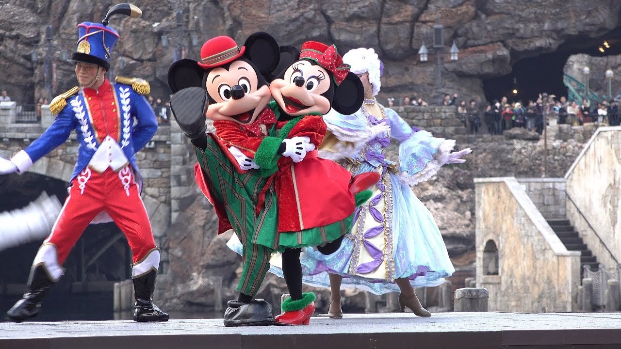 4K A Perfect Christmas Tokyo DisneySEA Piazza Topolino 2017