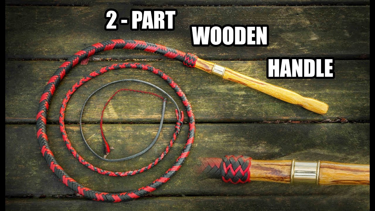 Making A Bullwhip With a Two-Part Handle