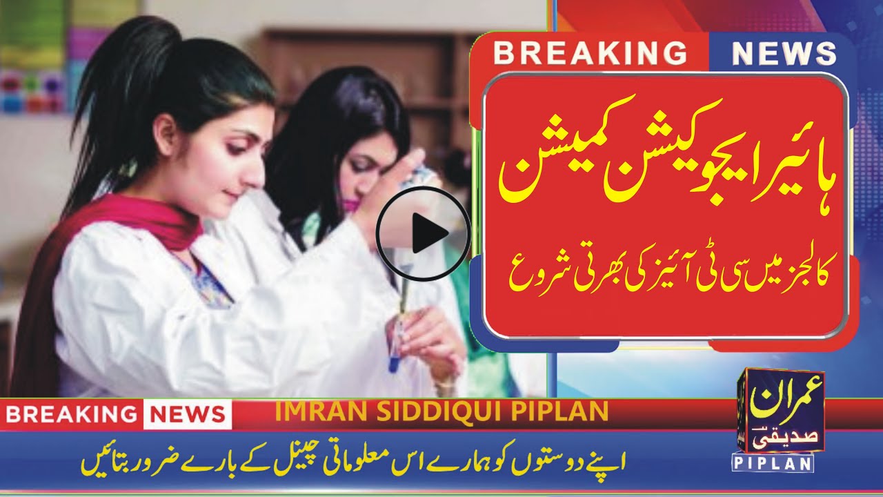 CTI Jobs 2022 in Punjab, College Teaching Interns Jobs, CTI 2022 Jobs #CTI #CTIJobs #CTIJobs2022