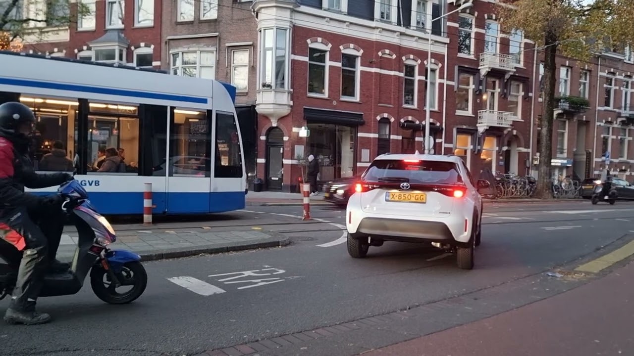 By e-bike from Amstelveen to Amsterdam The Netherlands part 2 of 4