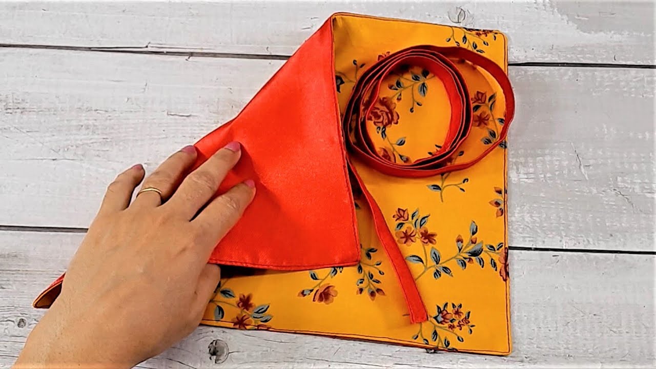 Easy To Make Cute Bag With Silk Fabric