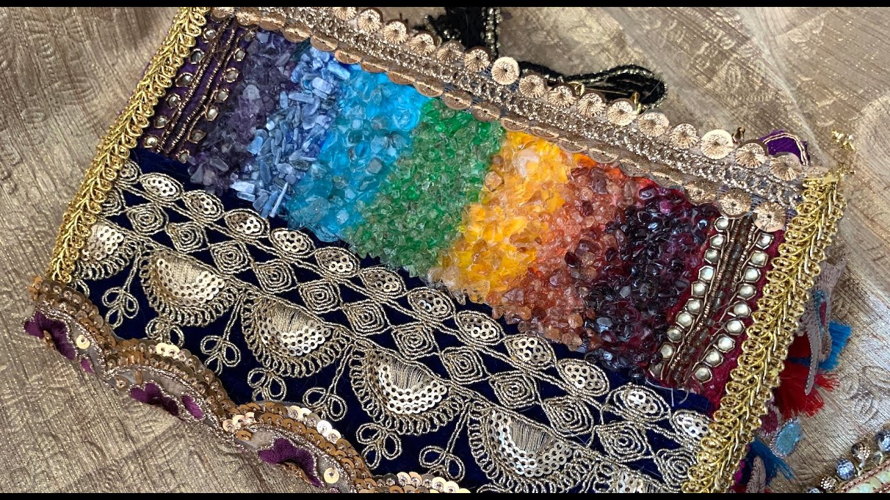 Gemstone Jewels: A Bohemian Junk Journal with Natural Crystal Accents, Chatty Flip Through Video