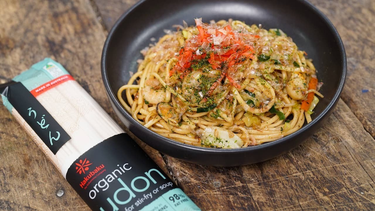 Seafood Yaki Udon by Chef Masa Arakane & Laura Sharrad | My Market Kitchen Season 9