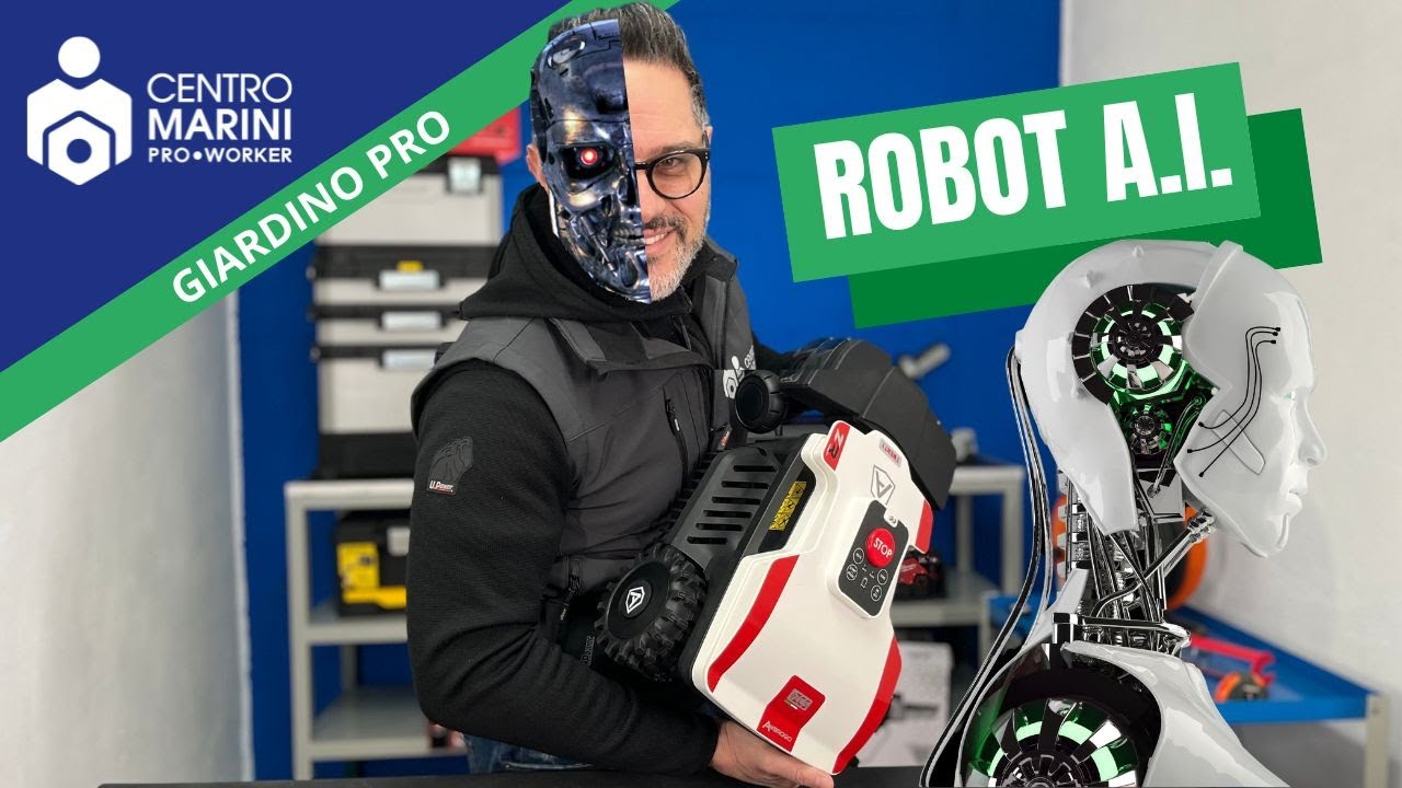 Il robot rasaerba con intelligenza artificiale - Ambrogio ZR senza filo perimetrale