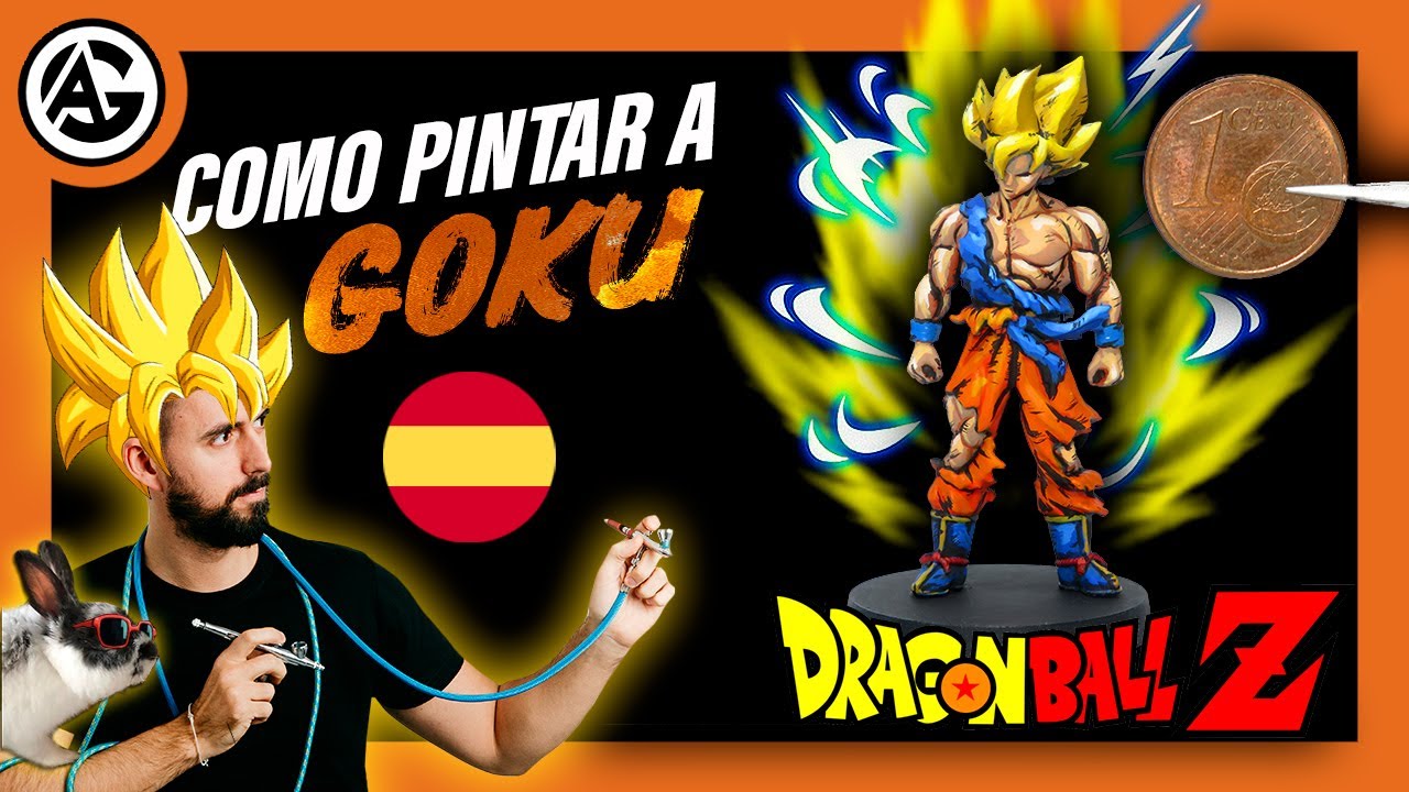 Como PINTAR a GOKU💪🏻( 25mm) 😯-Dragon Ball Z