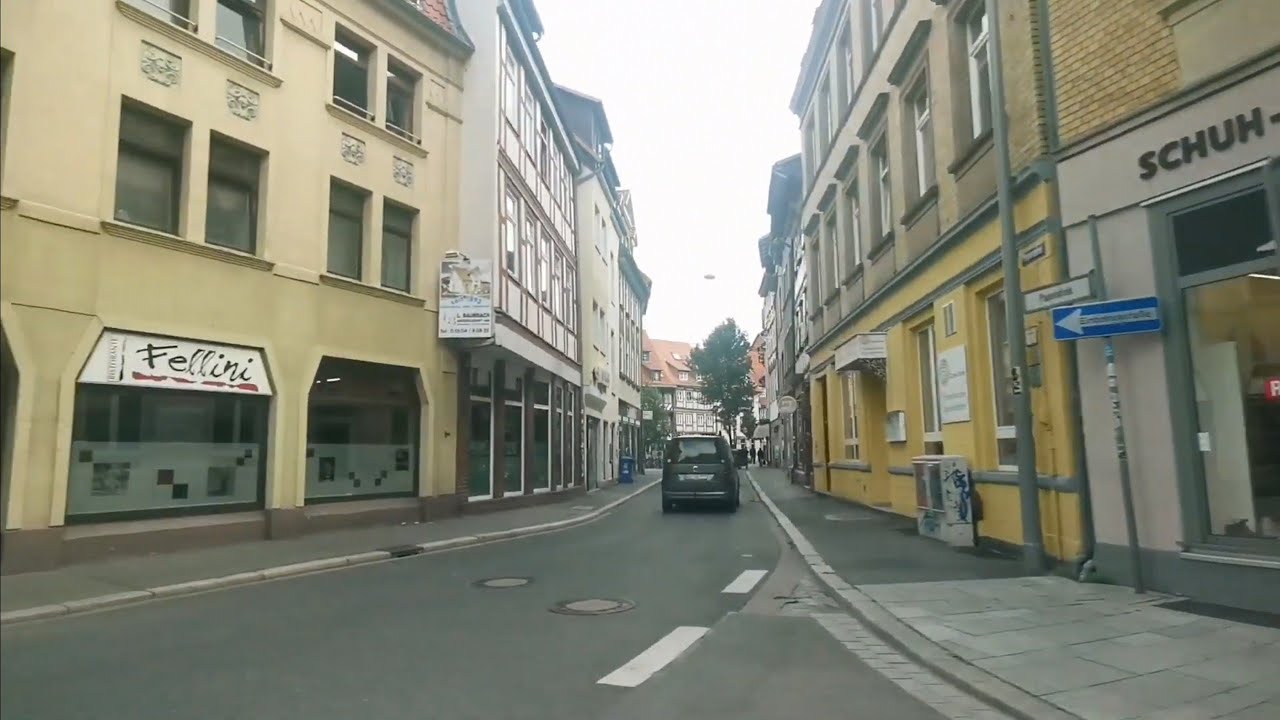 Kota Göttingen dari Jendela Bus