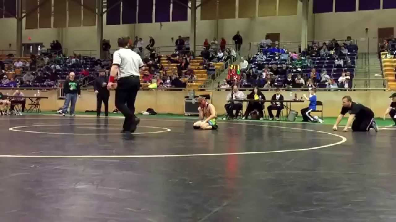 Brayden Palmer (Region 4) vs. Ian Morgan (Region 2) - 2015 TNAAU State Duals