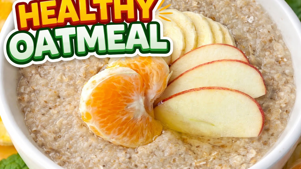 Stop eating plain oatmeal.try this healthy fruit oatmeal bowl 