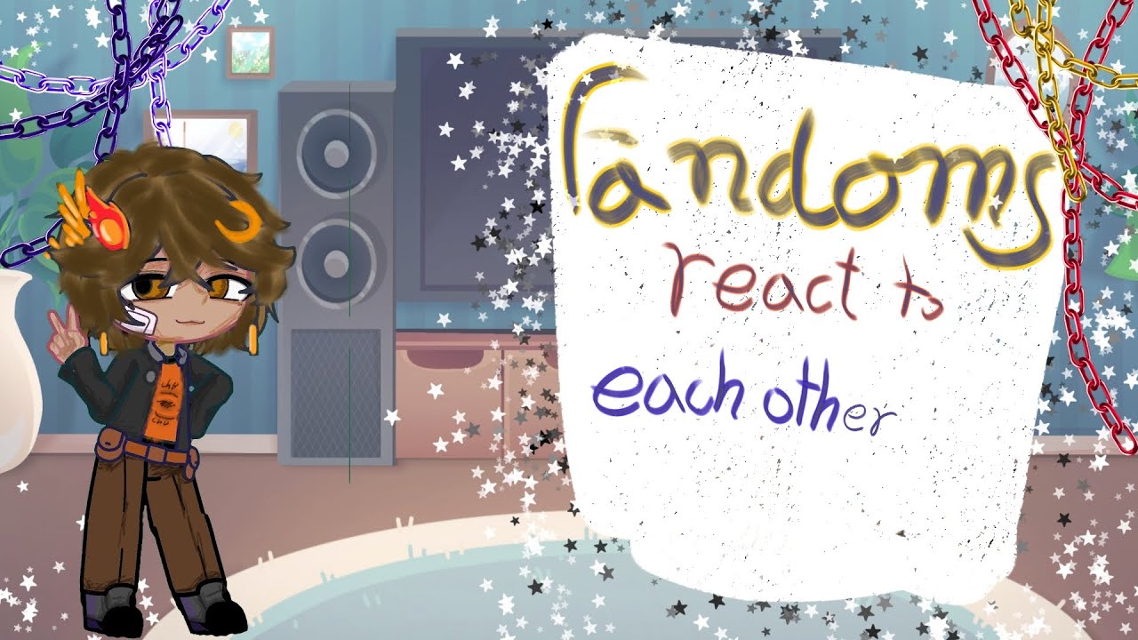 Fandoms react to each other | put on 2X speed | first glrv | Mart..art_YT
