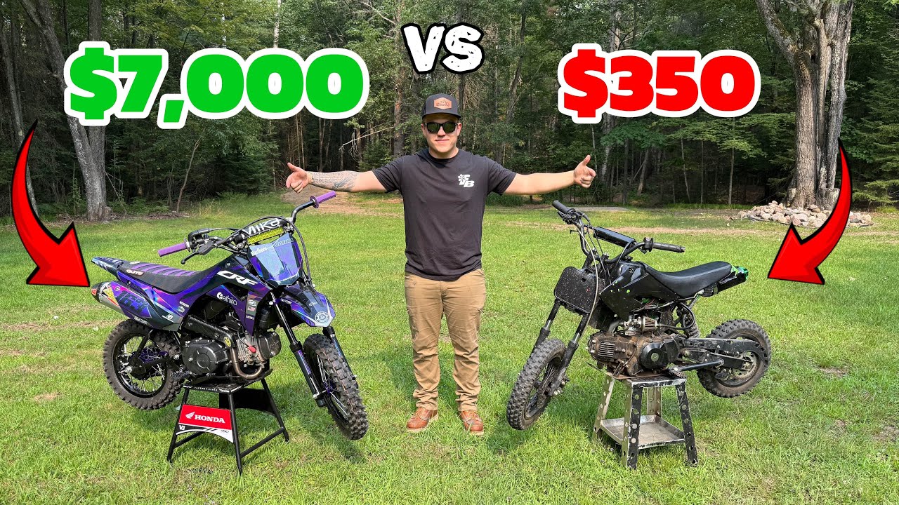CHEAP vs EXPENSIVE Pit Bikes