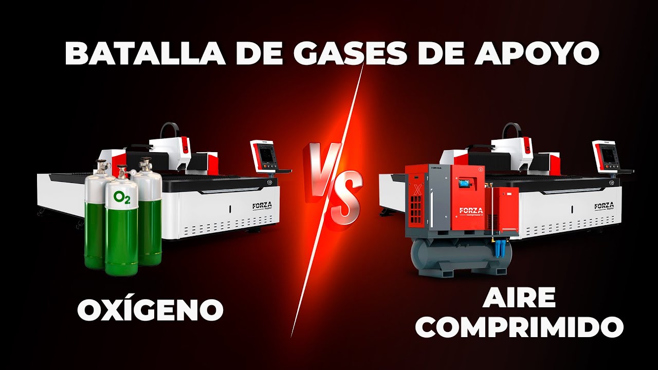 Corte láser aire comprimido vs  oxígeno