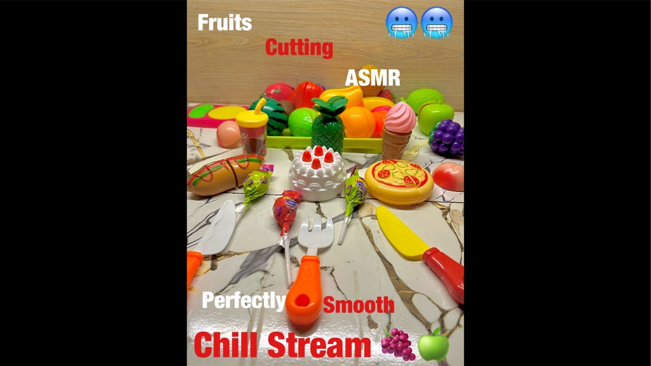 Fruits Cutting ASMR 🔴 Smooth AND Relaxing ❤️🍇🍏