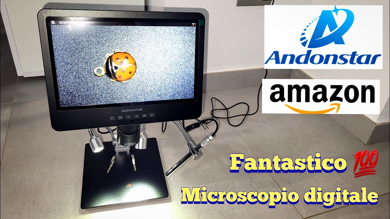 Microscopio professionale digitale hdmi | Andonstar AD249S-M ES | per microsaldature ecc |microscope