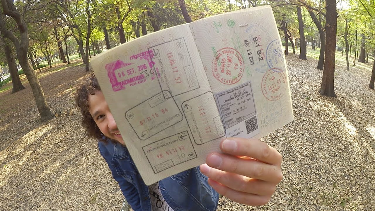 Así se ve un pasaporte COMPLETAMENTE LLENO!