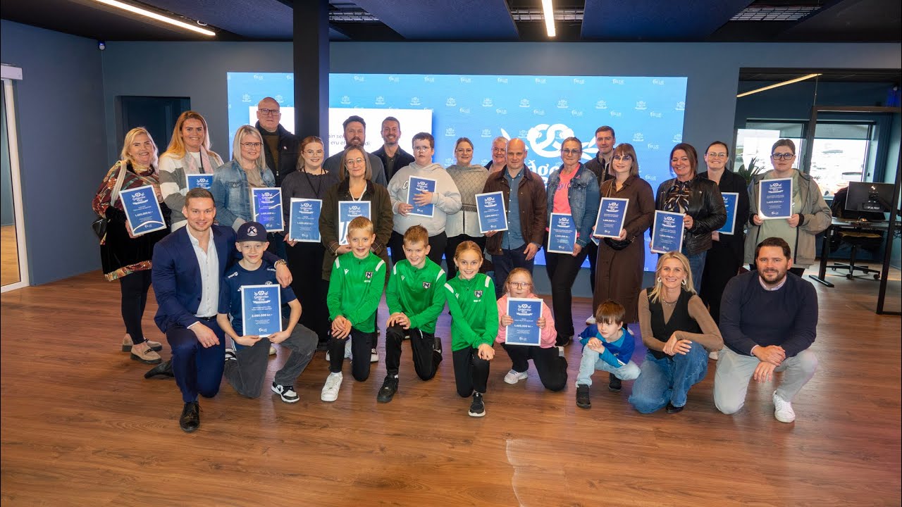 Góðgerðarfest Blue 2024 // Afhending styrkja og viðtöl